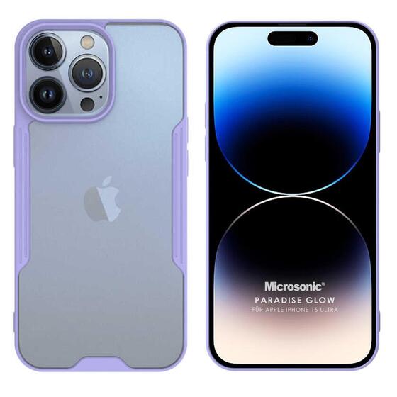 Microsonic Apple iPhone 15 Pro Max Kılıf Paradise Glow Lila