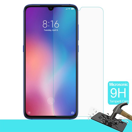 Microsonic Xiaomi Mi 9 SE Temperli Cam Ekran Koruyucu