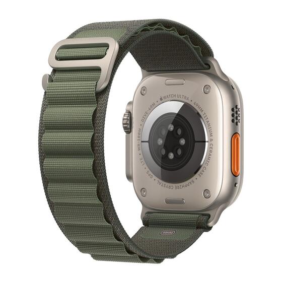 Microsonic Apple Watch Series 7 41mm Kordon Alpine Loop Yeşil