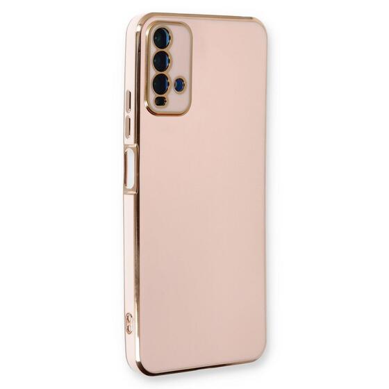 Microsonic Xiaomi Redmi Note 9 4G Kılıf Olive Plated Pembe