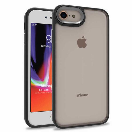 Microsonic Apple iPhone 8 Kılıf Bright Planet Siyah