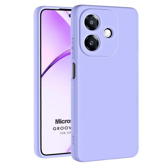 Microsonic Oppo A3 Kılıf Groovy Soft Lila