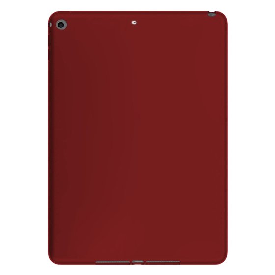 Microsonic Matte Silicone Apple iPad Air (A1474-A1475-A1476) Kılıf Kırmızı