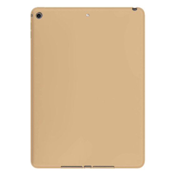 Microsonic Matte Silicone Apple iPad Air (A1474-A1475-A1476) Kılıf Gold