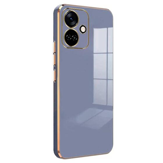 Microsonic TECNO Camon 19 Pro Kılıf Olive Plated Lavanta Grisi