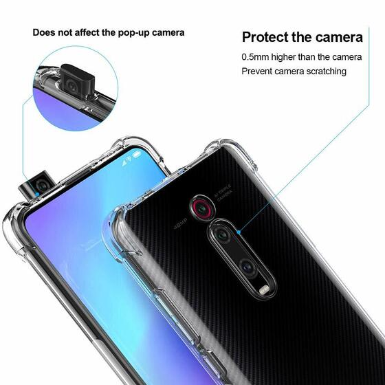 Microsonic Shock Absorbing Kılıf Xiaomi Redmi K20 Şeffaf