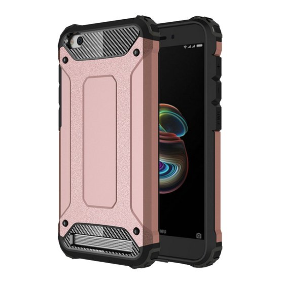 Microsonic Xiaomi Redmi 5A Kılıf Rugged Armor Rose Gold