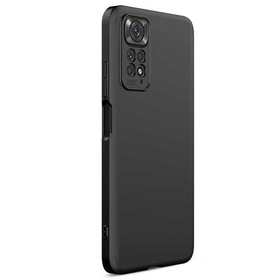 Microsonic Xiaomi Redmi Note 11 Pro 5G Kılıf Double Dip 360 Protective Siyah