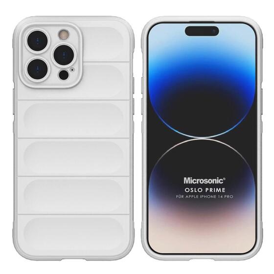 Microsonic Apple iPhone 14 Pro Kılıf Oslo Prime Beyaz