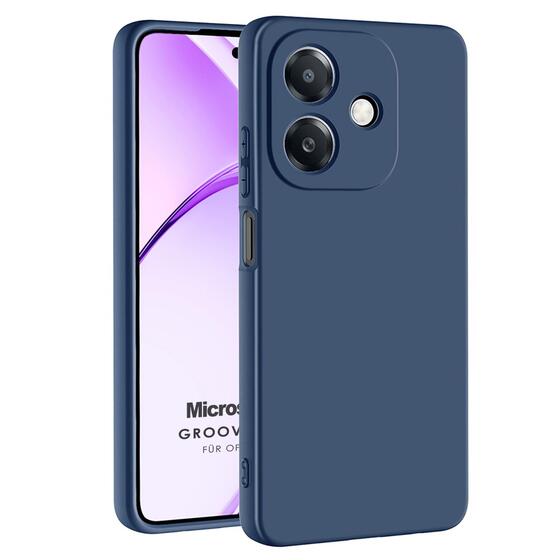 Microsonic Oppo A3 Kılıf Groovy Soft Lacivert