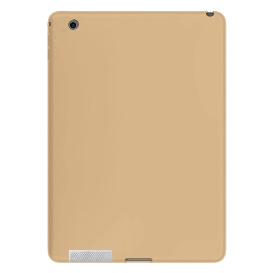 Microsonic Matte Silicone Apple iPad 2 & iPad 3 & iPad 4 Kılıf Gold