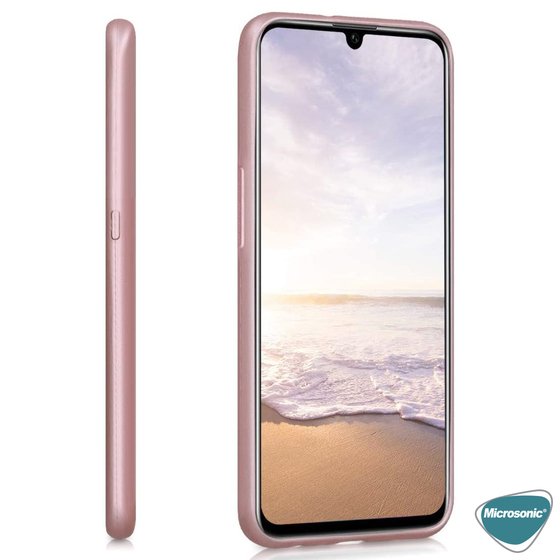 Microsonic Matte Silicone Realme C3 Kılıf Lacivert