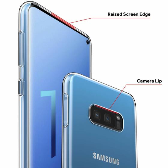 Microsonic Samsung Galaxy S10e Kılıf Transparent Soft Beyaz