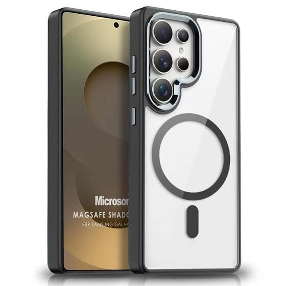 Microsonic Samsung Galaxy S25 Ultra Kılıf MagSafe Shadow Planet Siyah