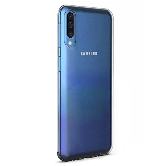 Microsonic Samsung Galaxy A50 Kılıf Transparent Soft Beyaz