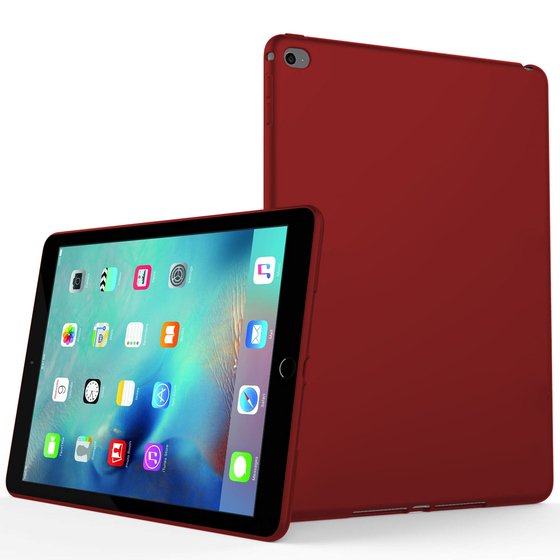 Microsonic Matte Silicone Apple iPad Mini 4 (A1538-A1550) Kılıf Kırmızı