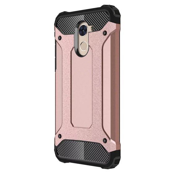 Microsonic Huawei Y7 Prime Kılıf Rugged Armor Rose Gold