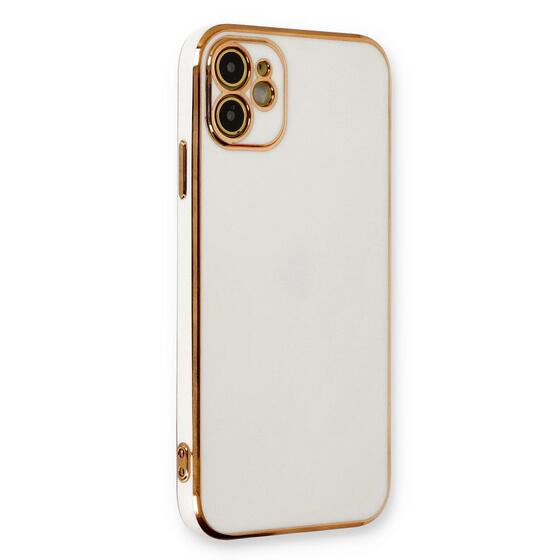 Microsonic Apple iPhone 11 Kılıf Olive Plated Beyaz