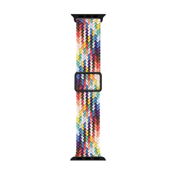 Microsonic Apple Watch Ultra 2 Kordon Braided Loop Band Pride Edition