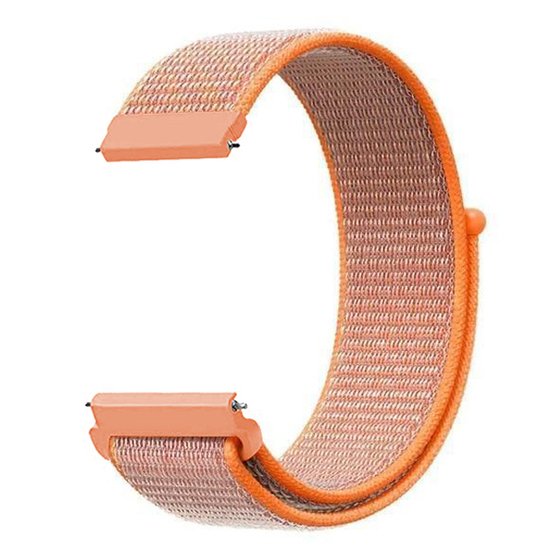 Microsonic Garmin Forerunner 158 Hasırlı Kordon Woven Sport Loop Turuncu