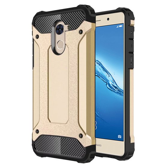 Microsonic Huawei Y7 Prime Kılıf Rugged Armor Gold