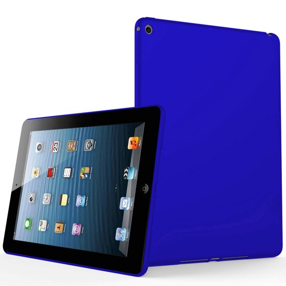 Microsonic Matte Silicone Apple iPad Mini & iPad Mini 2 & iPad Mini 3 Kılıf Mavi