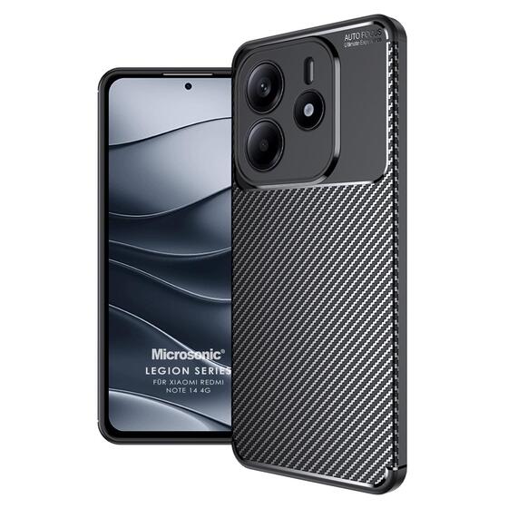 Microsonic Xiaomi Redmi Note 14 5G Kılıf Legion Series Siyah