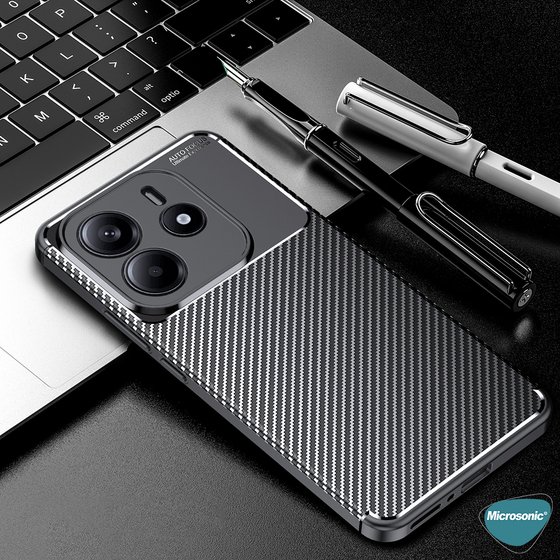 Microsonic Xiaomi Redmi Note 14 5G Kılıf Legion Series Siyah