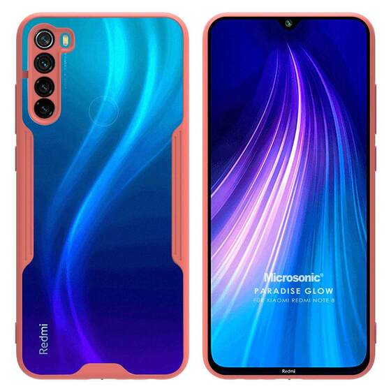 Microsonic Xiaomi Redmi Note 8 Kılıf Paradise Glow Pembe