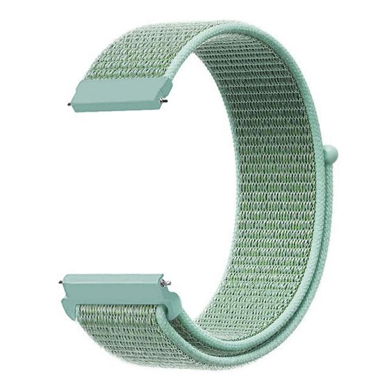 Microsonic Garmin Forerunner 158 Hasırlı Kordon Woven Sport Loop Mint Yeşili