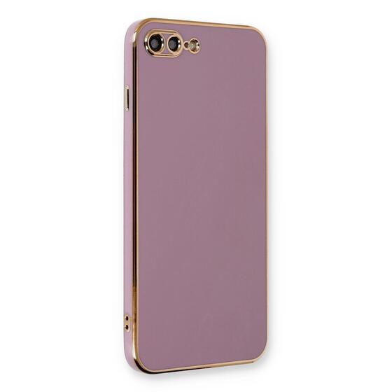 Microsonic Apple iPhone 8 Plus Kılıf Olive Plated Lila