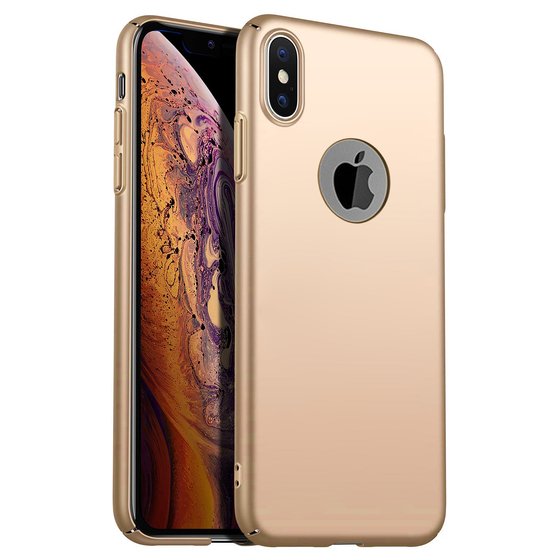 Microsonic Apple iPhone XS Max Kılıf Premium Slim Gold