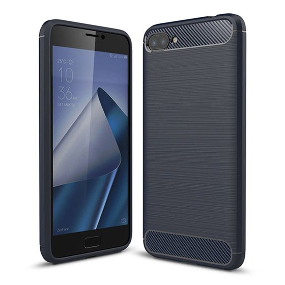 Microsonic Asus Zenfone 4 Max (5.5'') ZC554KL Kılıf Room Silikon Lacivert