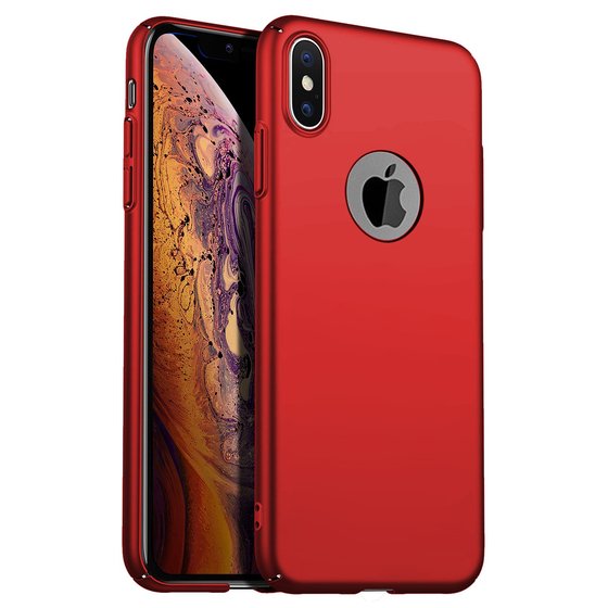 Microsonic Apple iPhone XS Max Kılıf Premium Slim Kırmızı