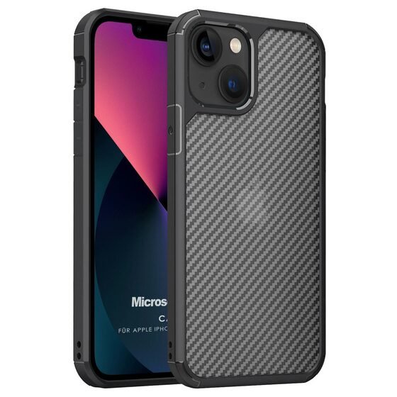 Microsonic Apple iPhone 13 Mini Kılıf Cast Carbon Siyah