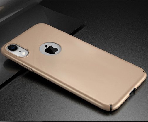 Microsonic Apple iPhone XR Kılıf Premium Slim Gold