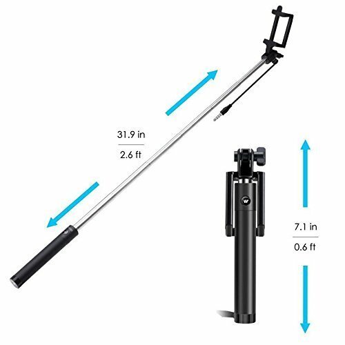 Microsonic Monopod Selfie Stick Siyah