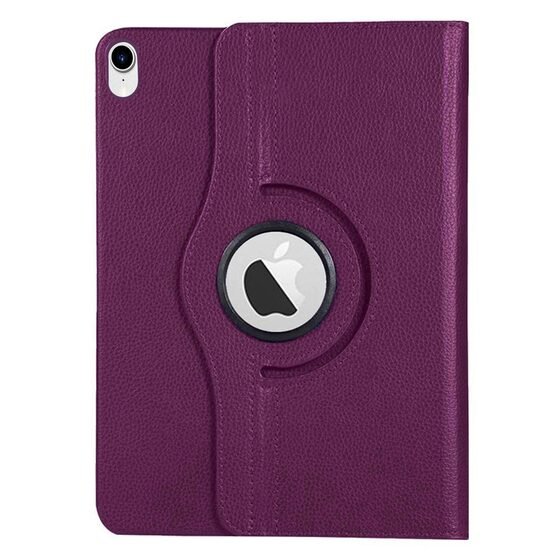 Microsonic Apple iPad Mini 7 Kılıf (A2993-A2995) 360 Rotating Stand Deri Mor