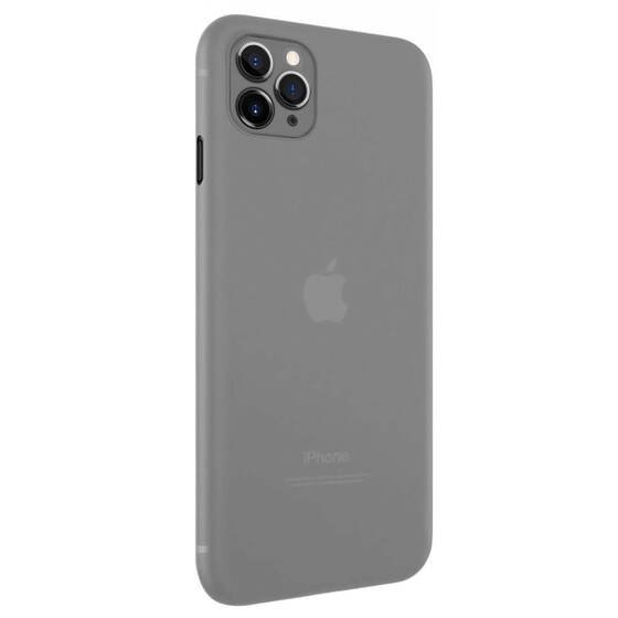 Microsonic Apple iPhone 11 Pro Kılıf Peipe Matte Silicone Gri