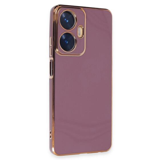 Microsonic Realme C55 Kılıf Olive Plated Lila