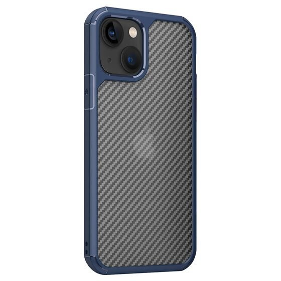 Microsonic Apple iPhone 13 Kılıf Cast Carbon Lacivert