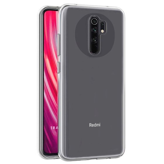 Microsonic Xiaomi Redmi 9 Kılıf Transparent Soft Beyaz