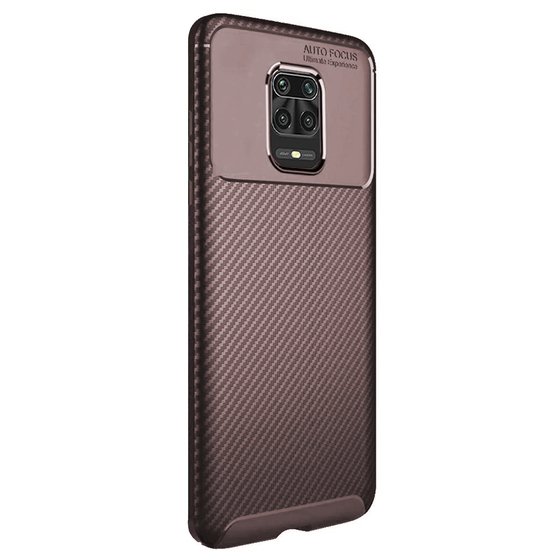 Microsonic Xiaomi Redmi Note 9 Pro Kılıf Legion Series Kahverengi