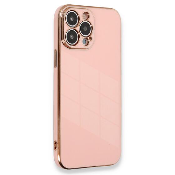 Microsonic Apple iPhone 14 Pro Max Kılıf Olive Plated Pembe