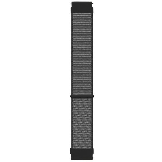 Microsonic Amazfit Balance Hasırlı Kordon Woven Sport Loop Gri