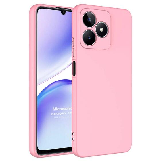 Microsonic Realme C53 Kılıf Groovy Soft Pembe