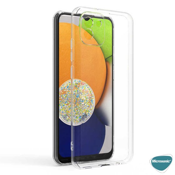 Microsonic Samsung Galaxy A03 Kılıf Transparent Soft Şeffaf