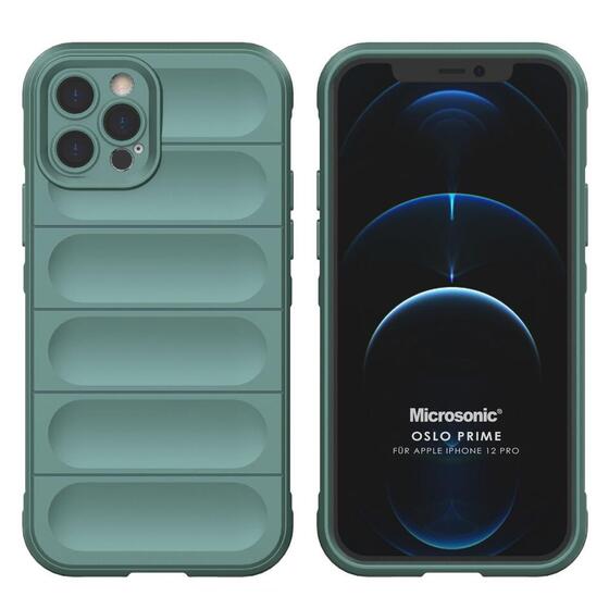 Microsonic Apple iPhone 12 Pro Kılıf Oslo Prime Yeşil