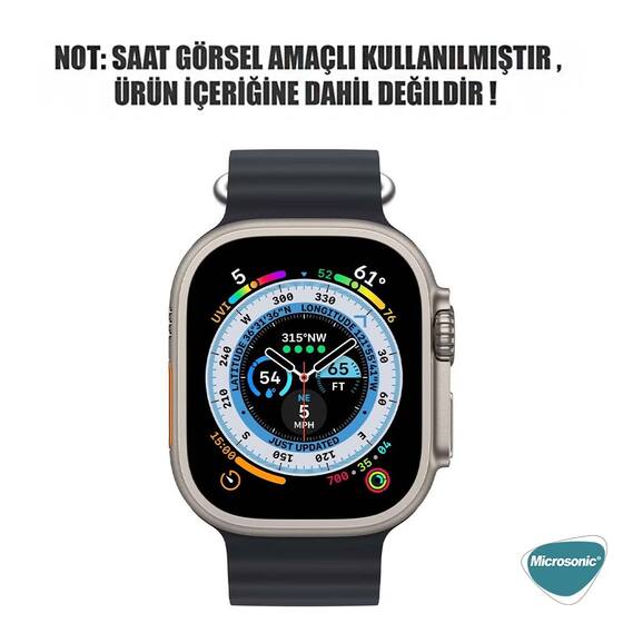 Microsonic Apple Watch Ultra 2 Kordon Ocean Band Siyah