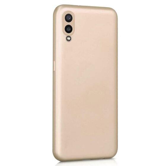 Microsonic Matte Silicone Samsung Galaxy A02 Kılıf Gold